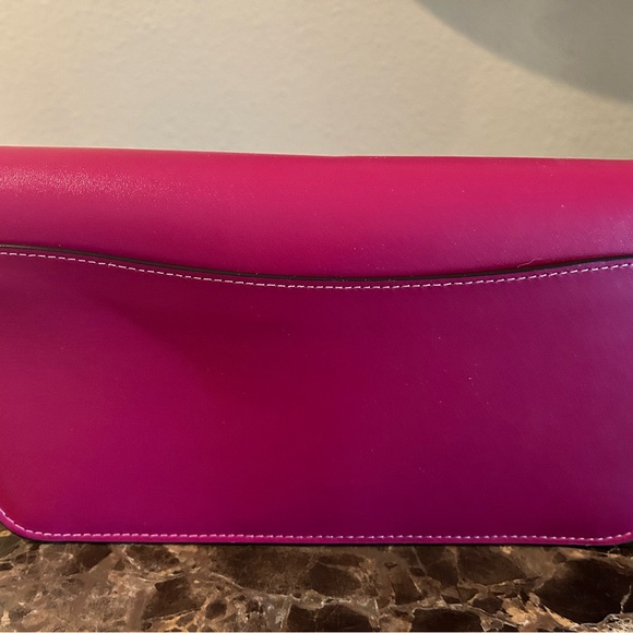 Coach Morgan Shoulder bag, NWT, bright violet color, 10.5” X 6” - Picture 6 of 10